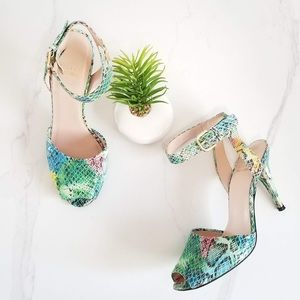 Stuart Weitzman | Rainbow Snakeskin Heels